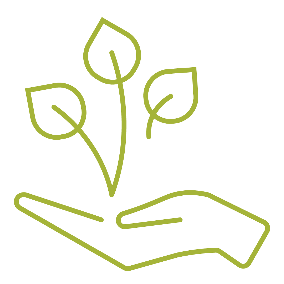 Main feuille